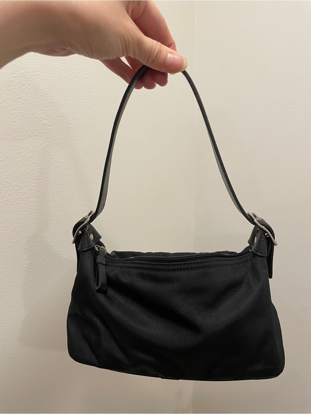 Coach 7450 Nylon Mini Shoulder Bag, black - Picture 2 of 5